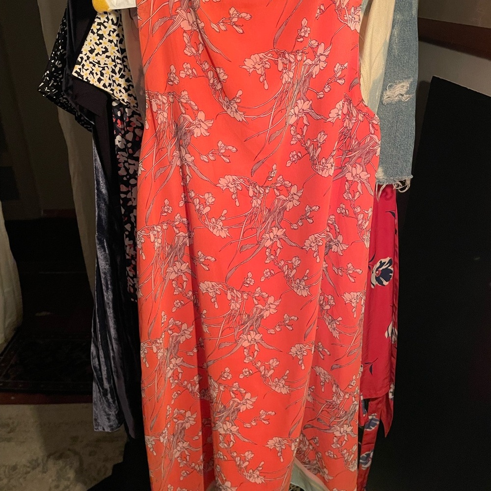 Max Studio Pink Sundress with Cowl Neck for Wedding Guest
